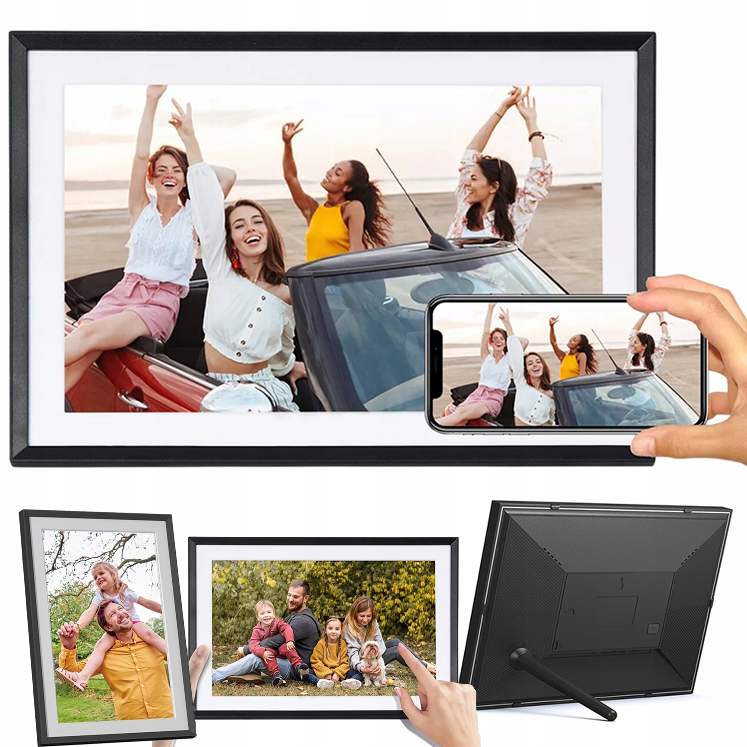 Fotky Wifi Uhale 10.1" Digitální Rámeček Na Fotografie 32GB Paměť Dárek