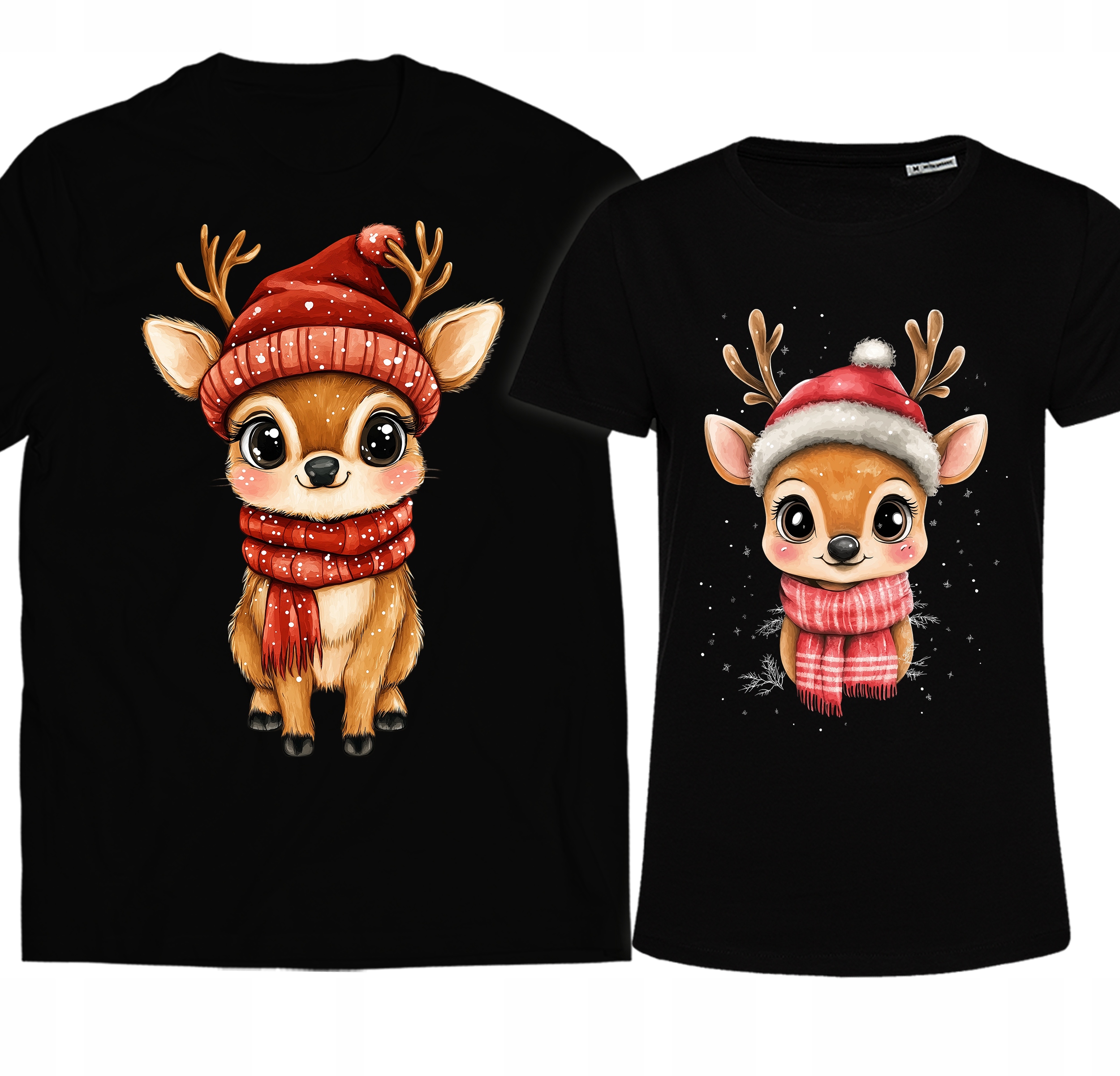 Sada Triček Na Vánoční Vánoce Tričko Se Sobem Na Vánoce M