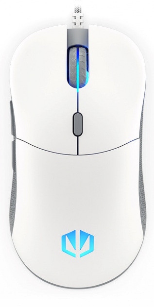 Myszka przewodowa dla gracza Endorfy GEM Plus Onyx White ARGB 19000dpi USB