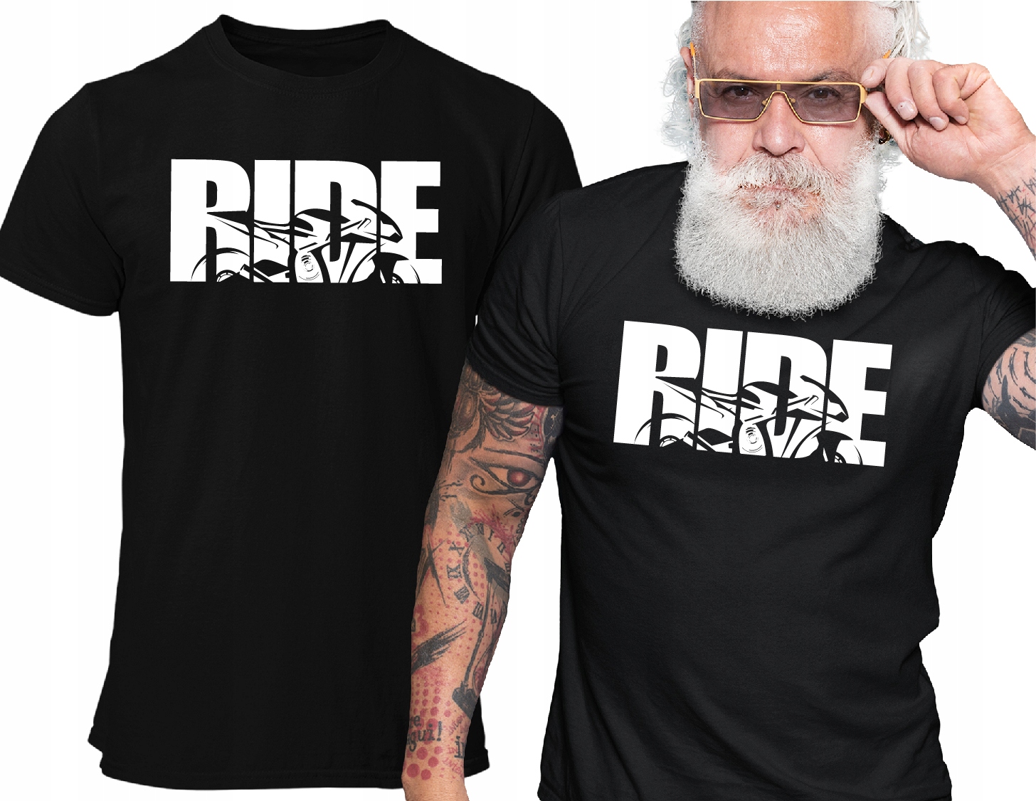 

Koszulka T-shirt Motocyklowa Ścigacz Ride L