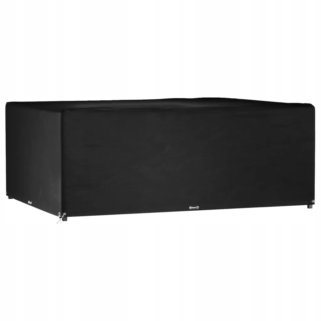 Obal na zahradní nábytek z Pe, odolný vůči Uv záření, 278 x 204 x 105 cm, černý