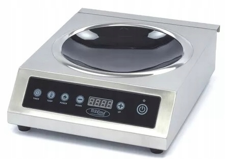 Wok Profesjonalna Kuchnia Indukcyjna Palnik Indukcja 3500W Maxima Holland