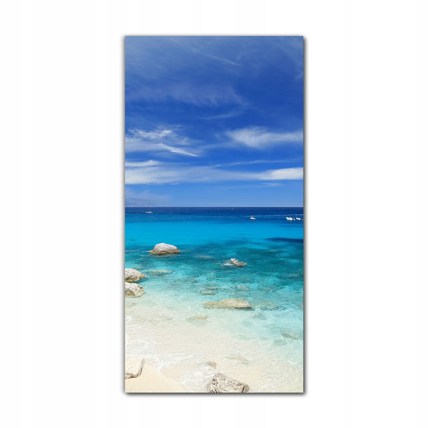 

Obraz szklany grafika 70x140 Sardegna wyspa plaża