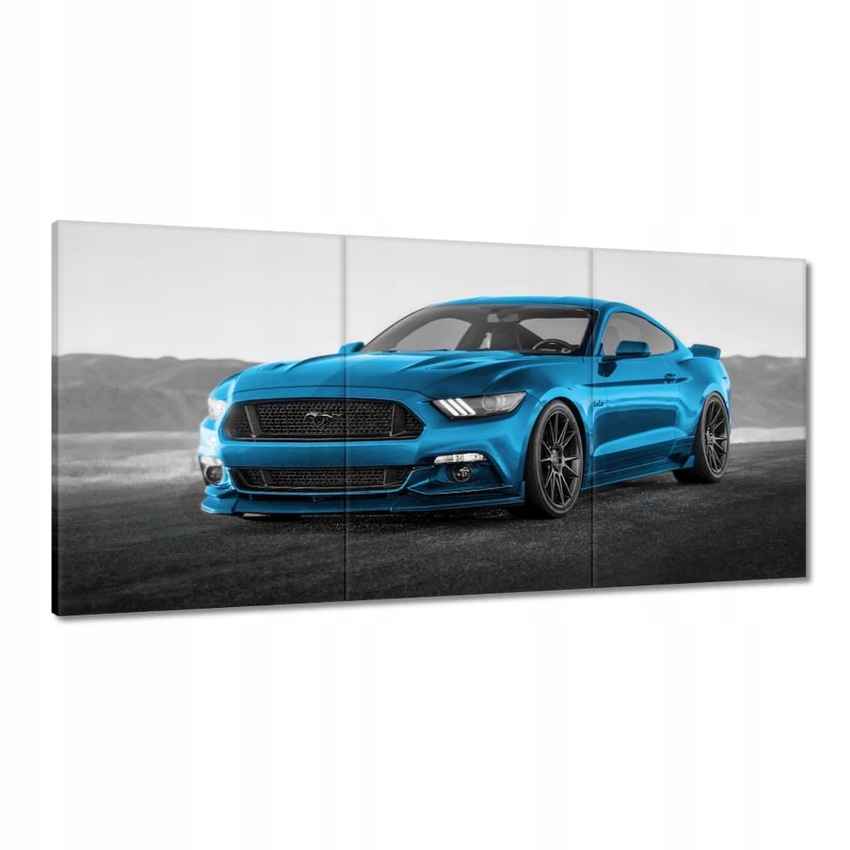 Obrazy 180x90 Modrý Ford Mustang