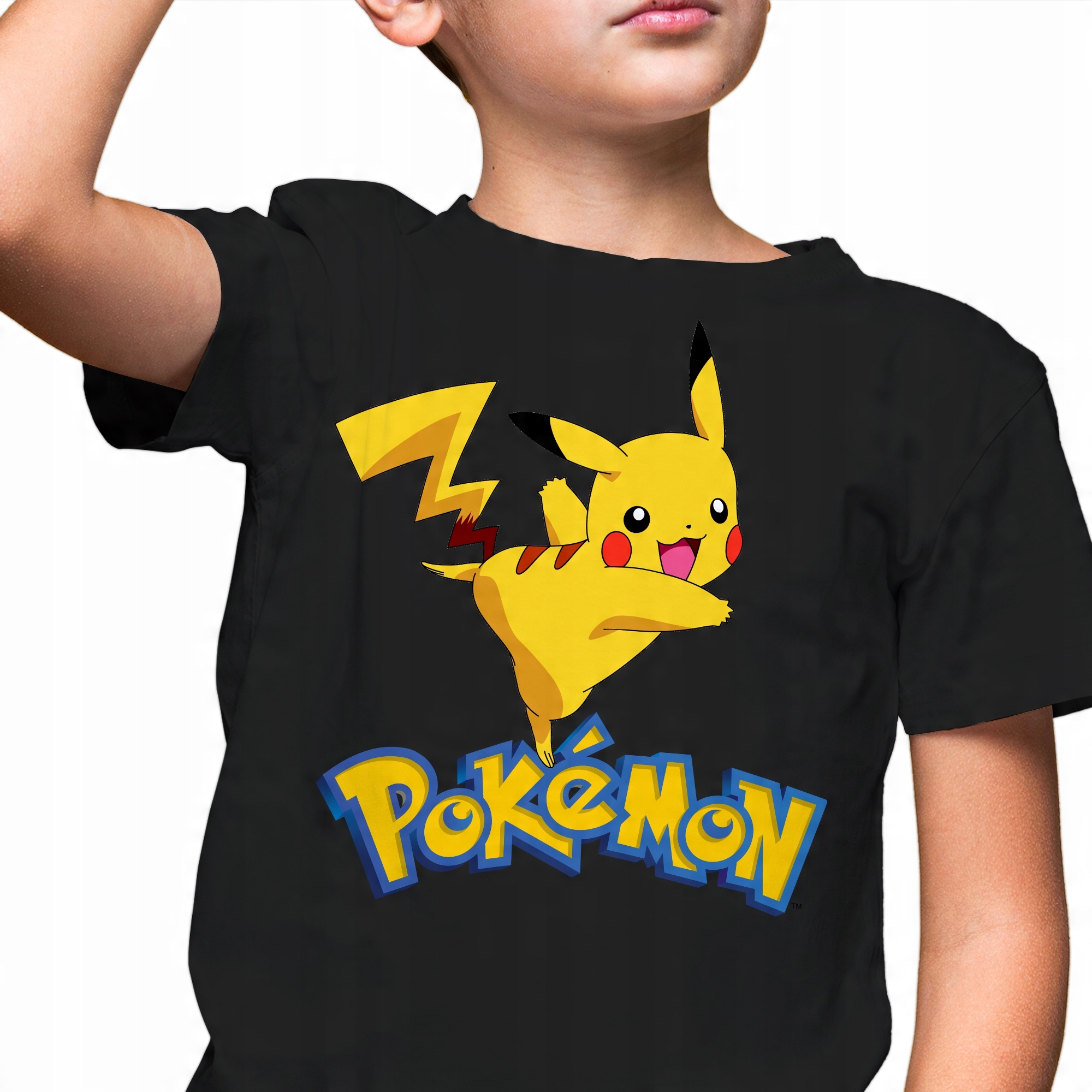 

Koszulka Dziecięca 122-128 Pikachu Czarna