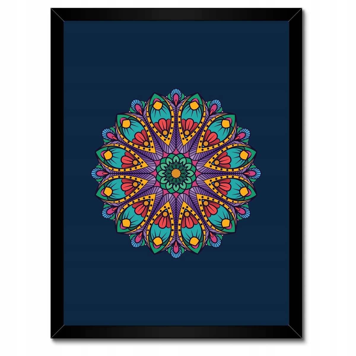 Plakáty v rámu 30x40 Mandala z Maroka Morocco