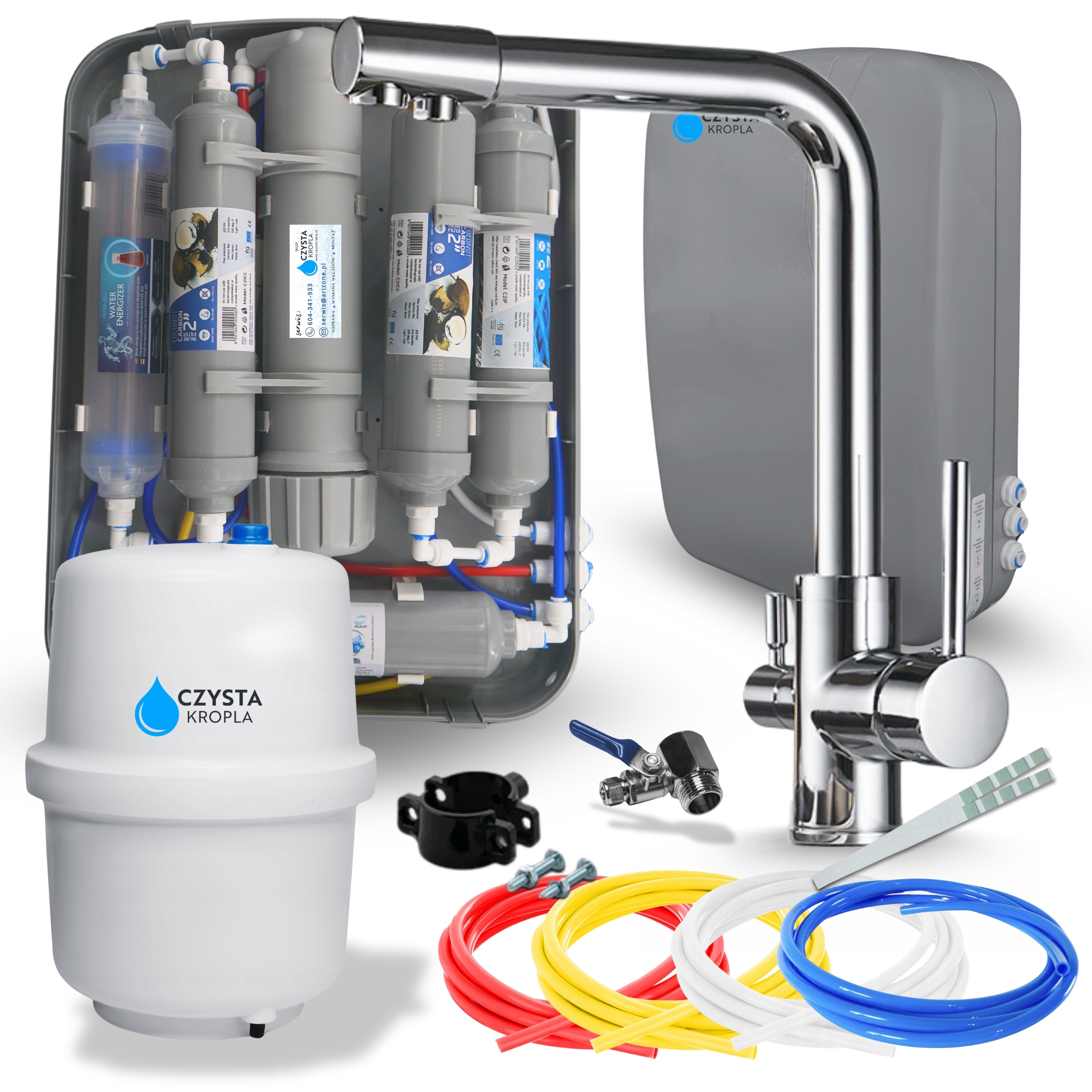 Filtr na pitnou vodu Systém změkčování čištění pod Dřez Set Baterie