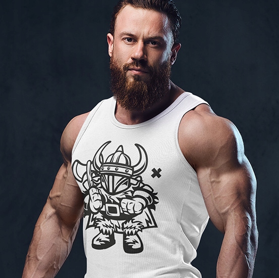 TANK TOP ANIMOWANE VIKING Marka inna