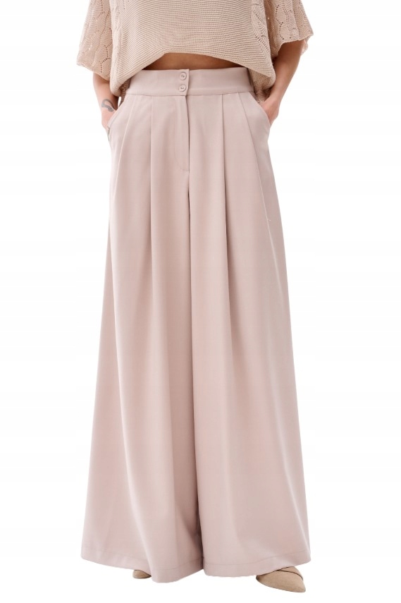 Dámské kalhoty Blue Shadow Vida Beige velikost 36