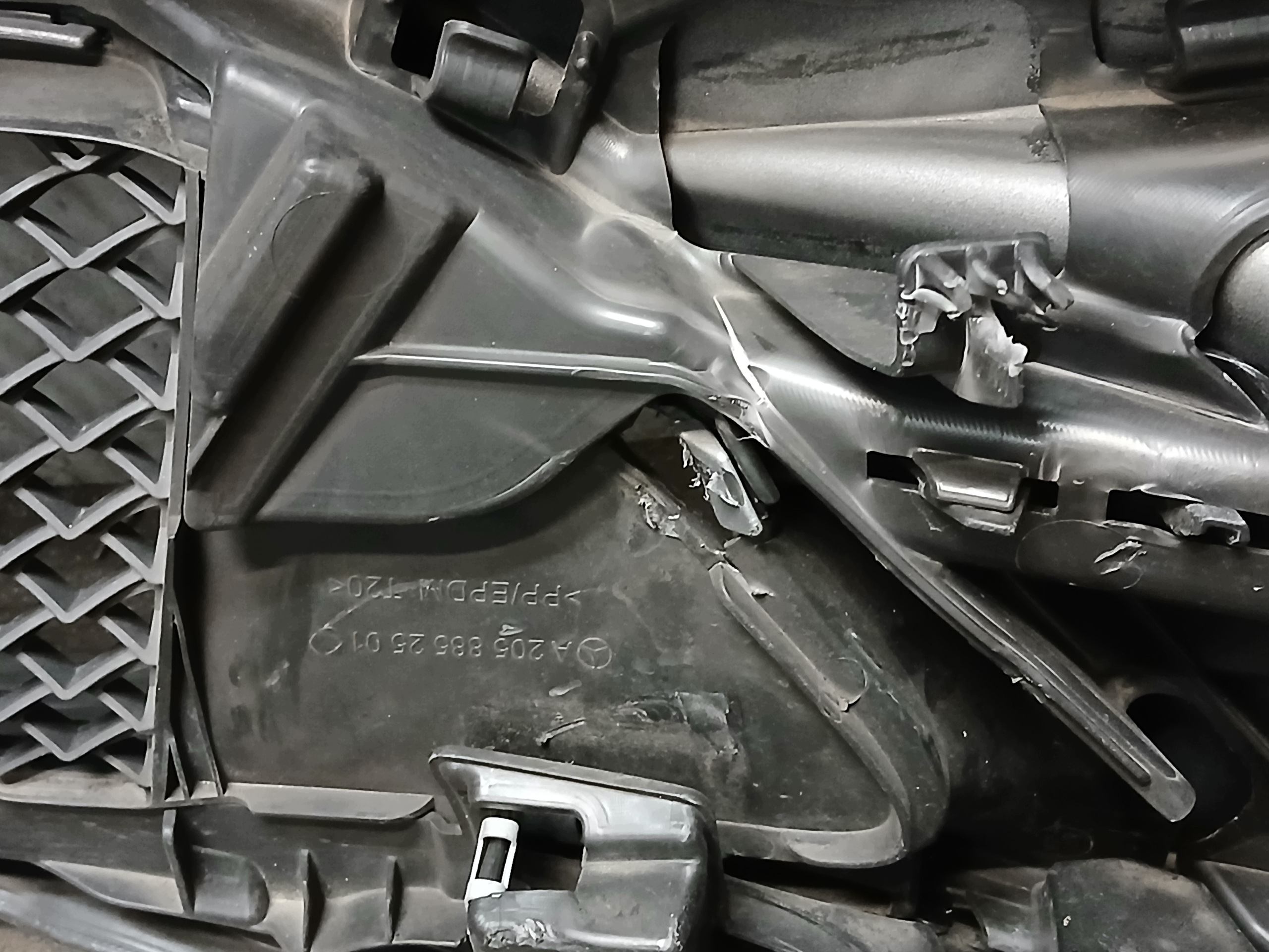 bumper front MERCEDES C class C-class W205 A205 LIFT