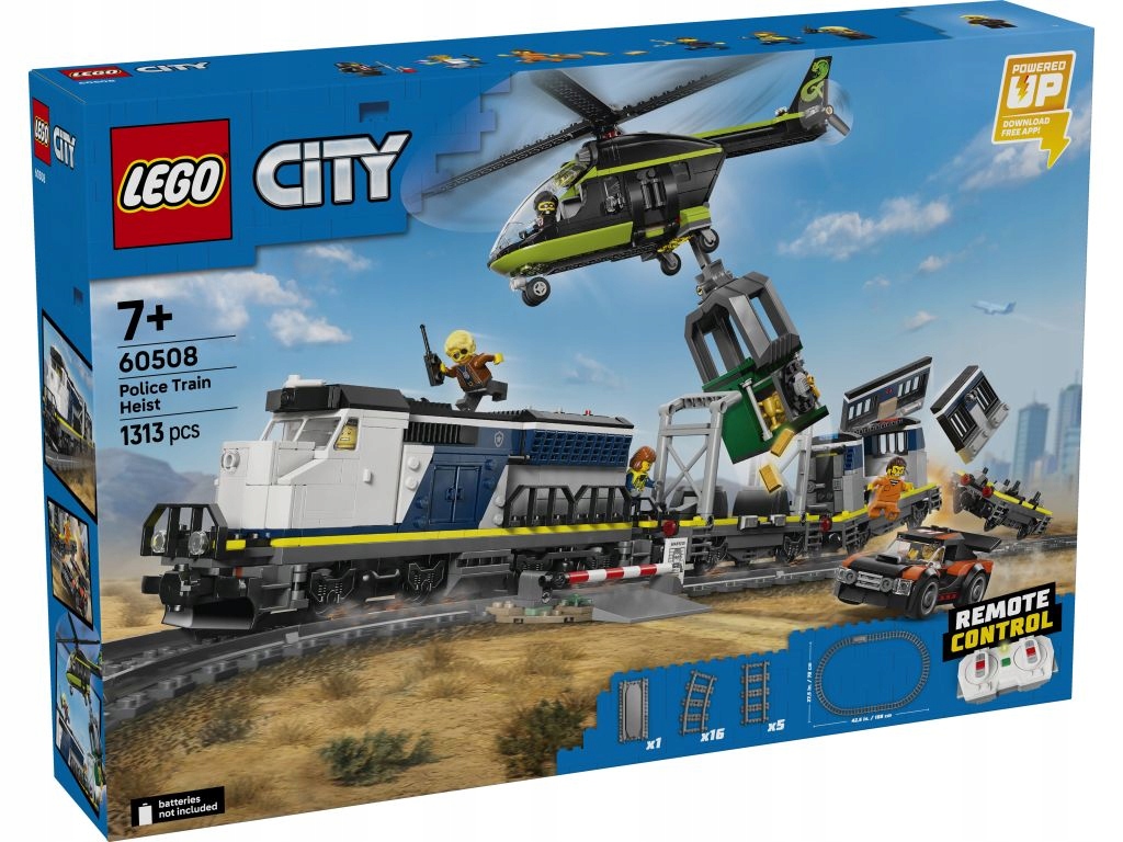 Lego 60508 City Přepadení policejního vlaku