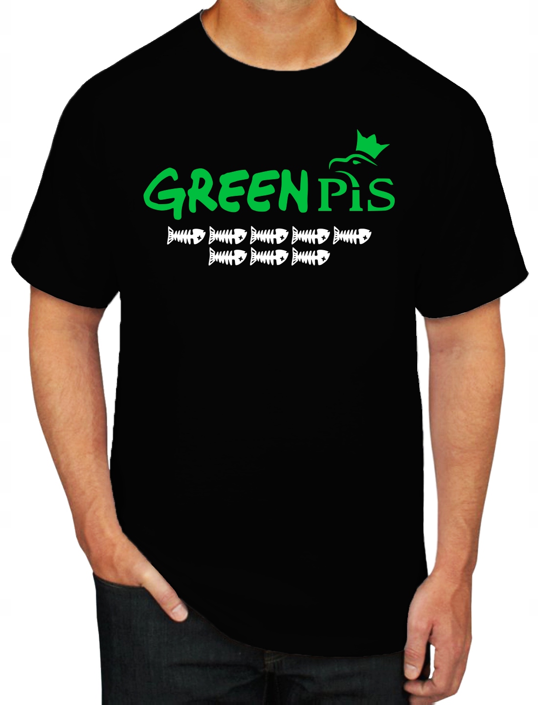 

Koszulka T-shirt Green Pis Kaczynski Prl Anty M