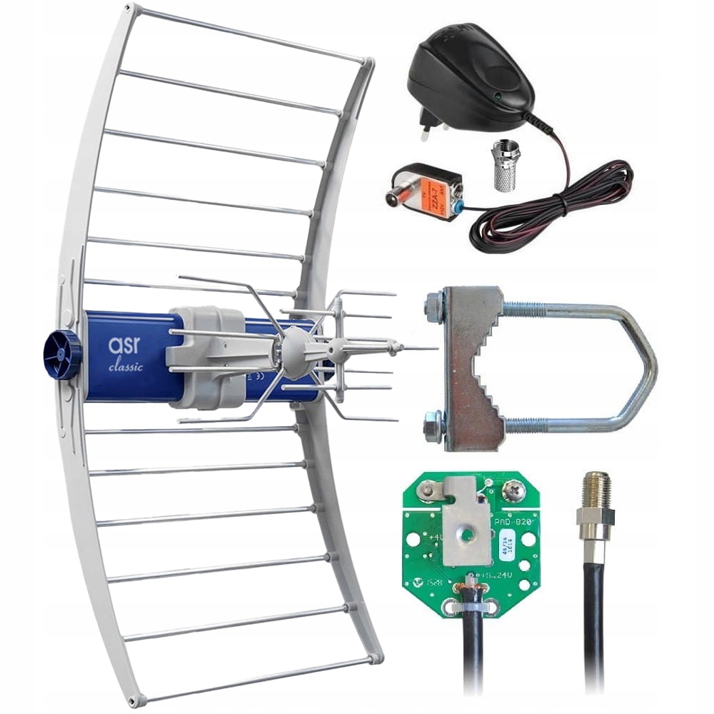 Televizní anténa Telmor Asr Classic MUX8 Hd Dvb-t Vhf Uhf