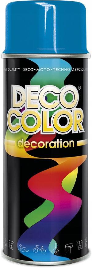 

Spray Lakier W Spreju Deco Color 400ML Niebieski