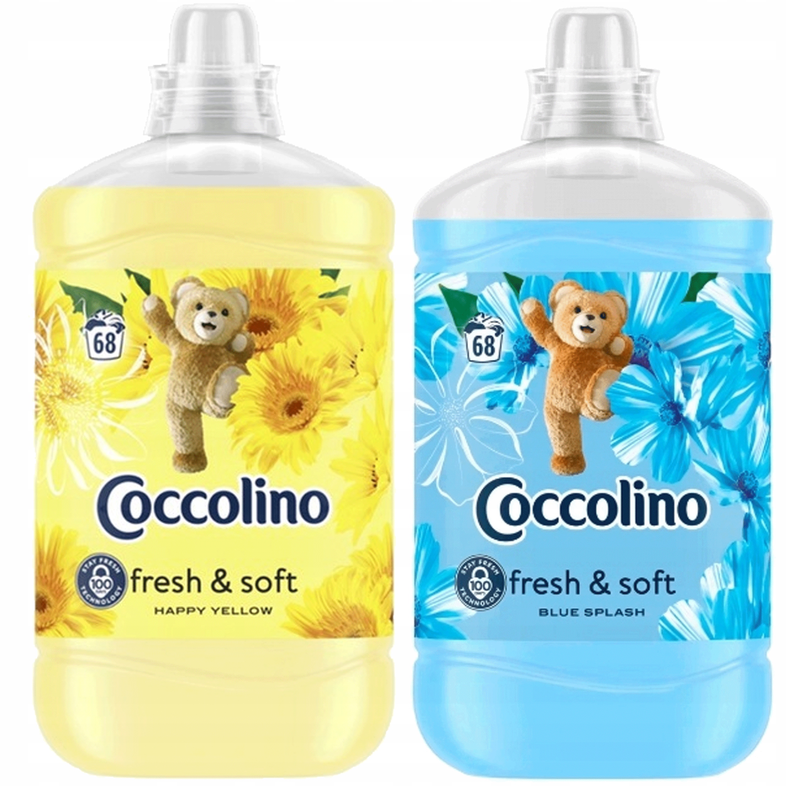 Sada Coccolino Creations Happy Yellow & Blue Splash 1,7 l x2 MIX 3,4 l