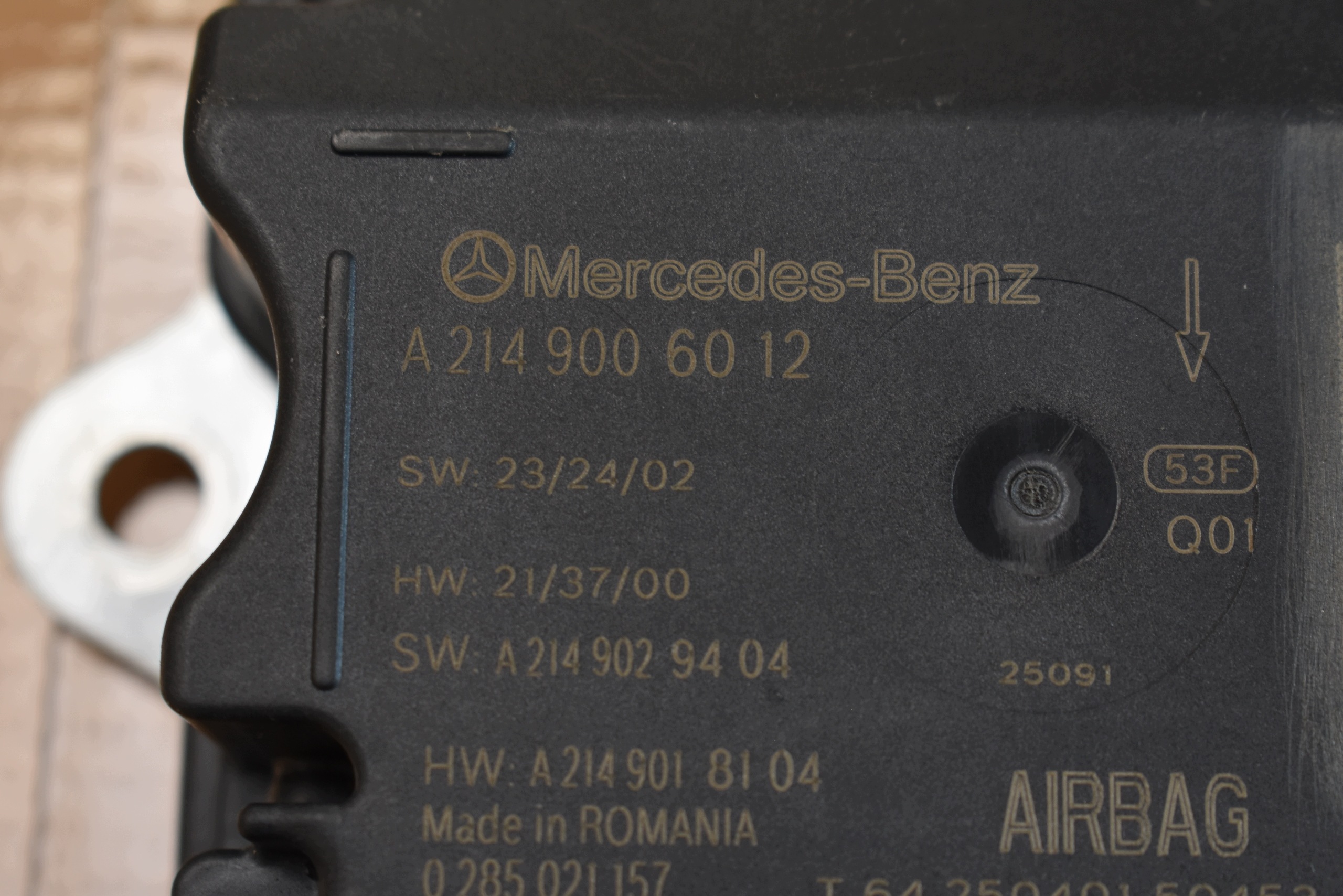 perfect condition module control unit airbag MERCEDES W214 1