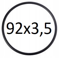 Oring 92x3,5 NBR70 gumowy uszczelniacz pierścień olejoodporny (1 szt)