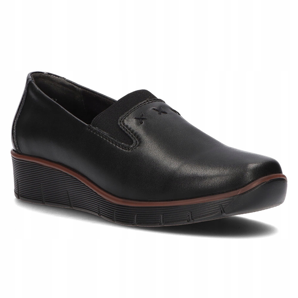 

Skórzane półbuty Filippo DP3160/22 Bk czarne r.36