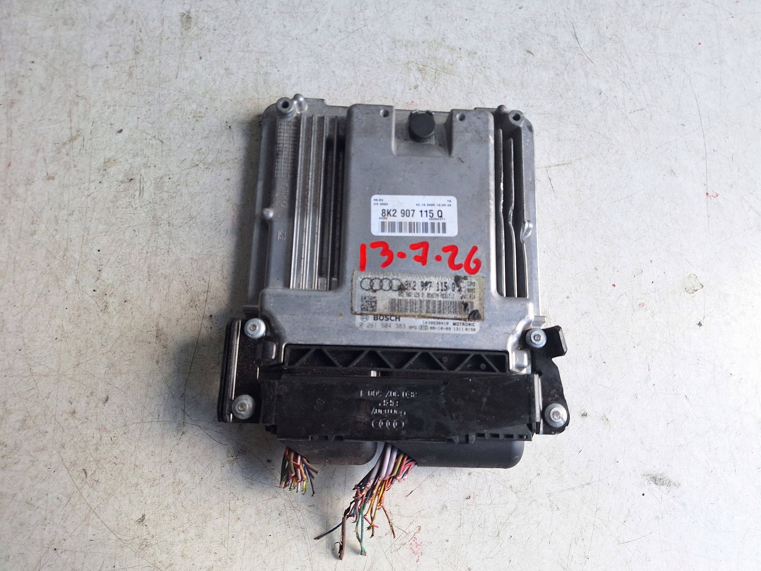 control unit of the engine front Audi A4 S4 B8 8K 8K2907115Q