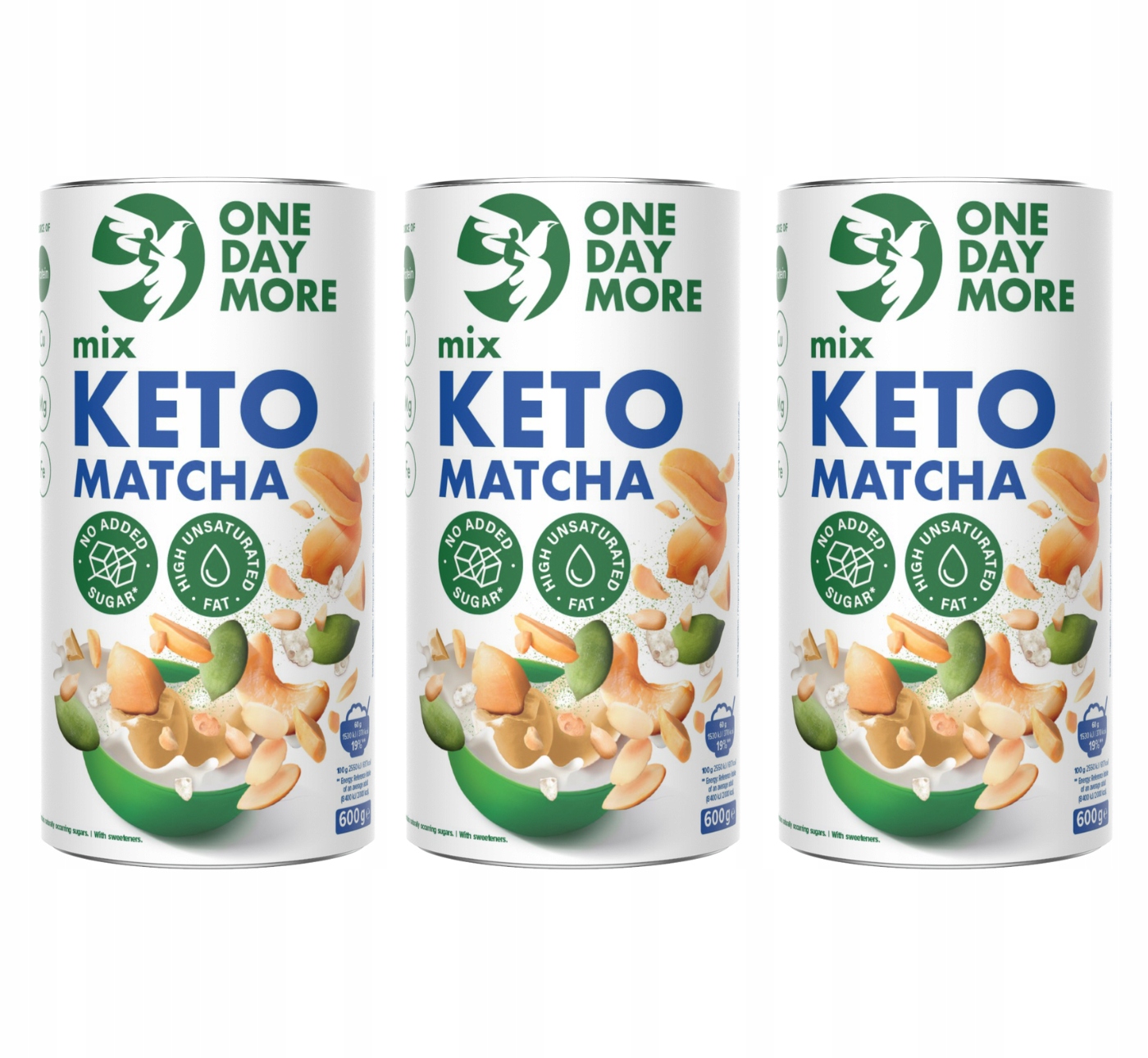 mix KETO Matcha zestaw 3x