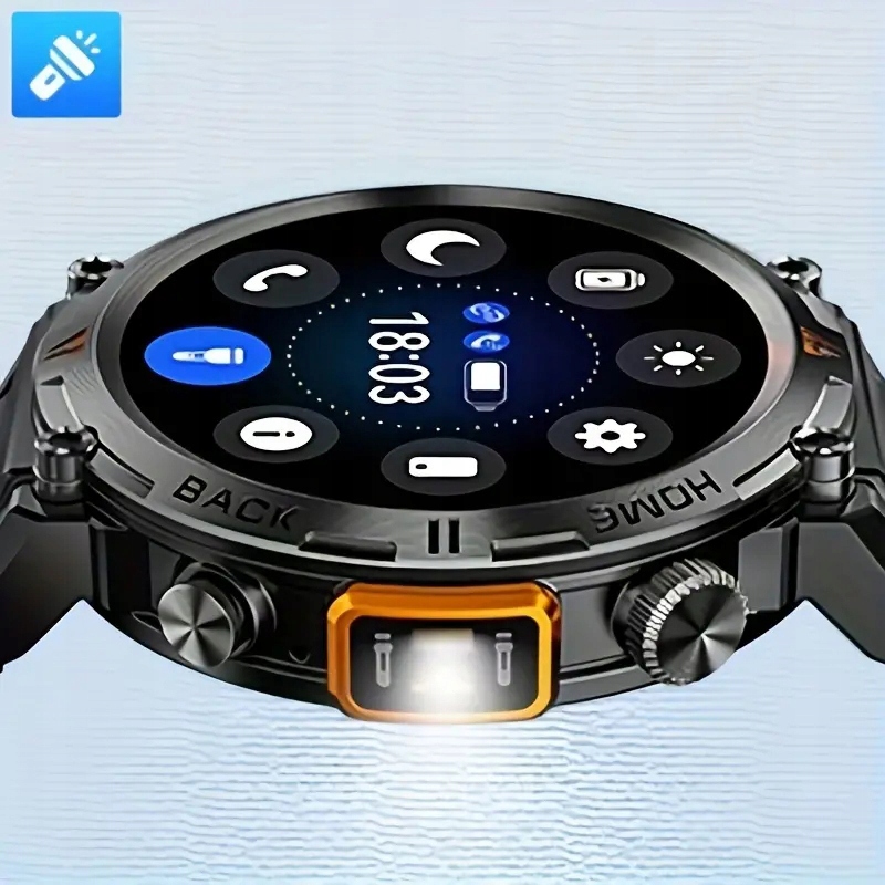 SMARTWATCH ZEGAREK MĘSKI MENU PL SPORT PULS ROZMOWY SMART WATCH WODOODPORNY Typ naręczny