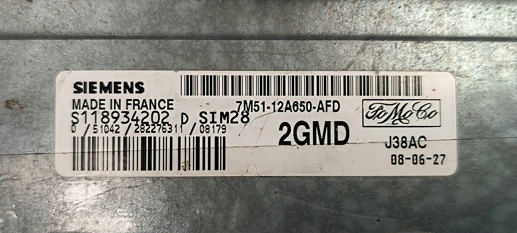 computer Motore ECU S118934202 FORD FOCUS MK2 LIFT