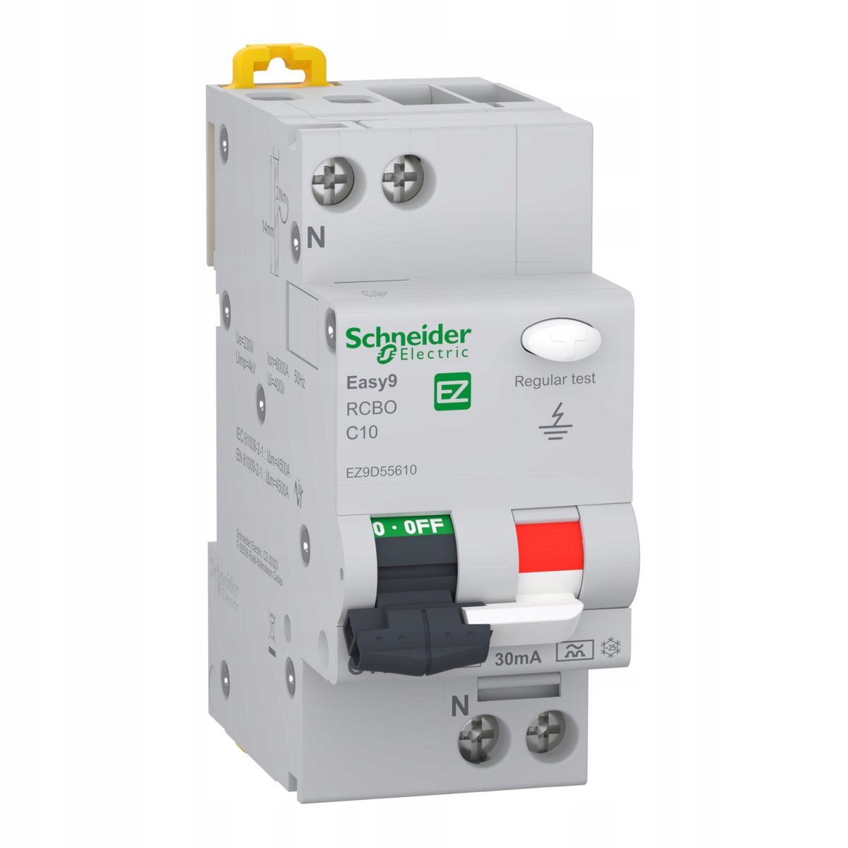 Wyłącznik różnicowoprądowy z członem nadprądowym 10A Schneider Easy9 Pro