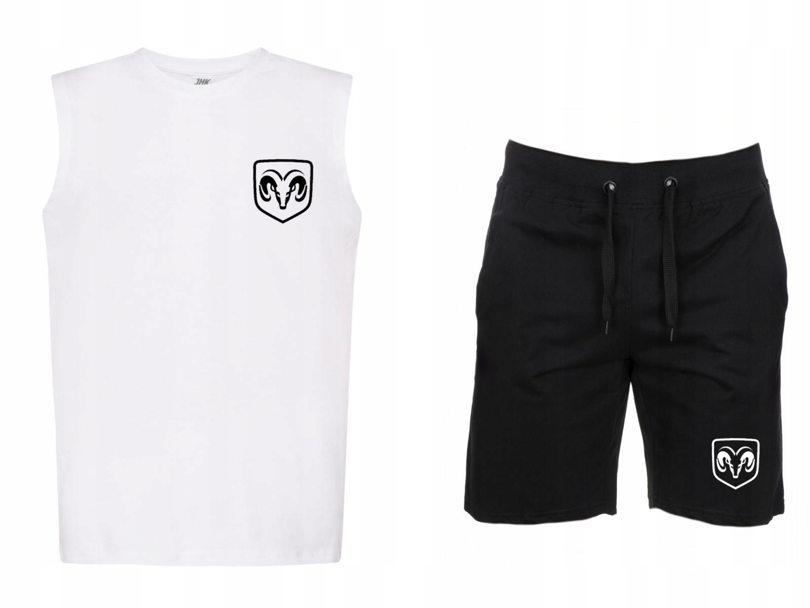 Sada: Tílko Bez Tričko Kraťasy Dodge Pánské Velikost XL