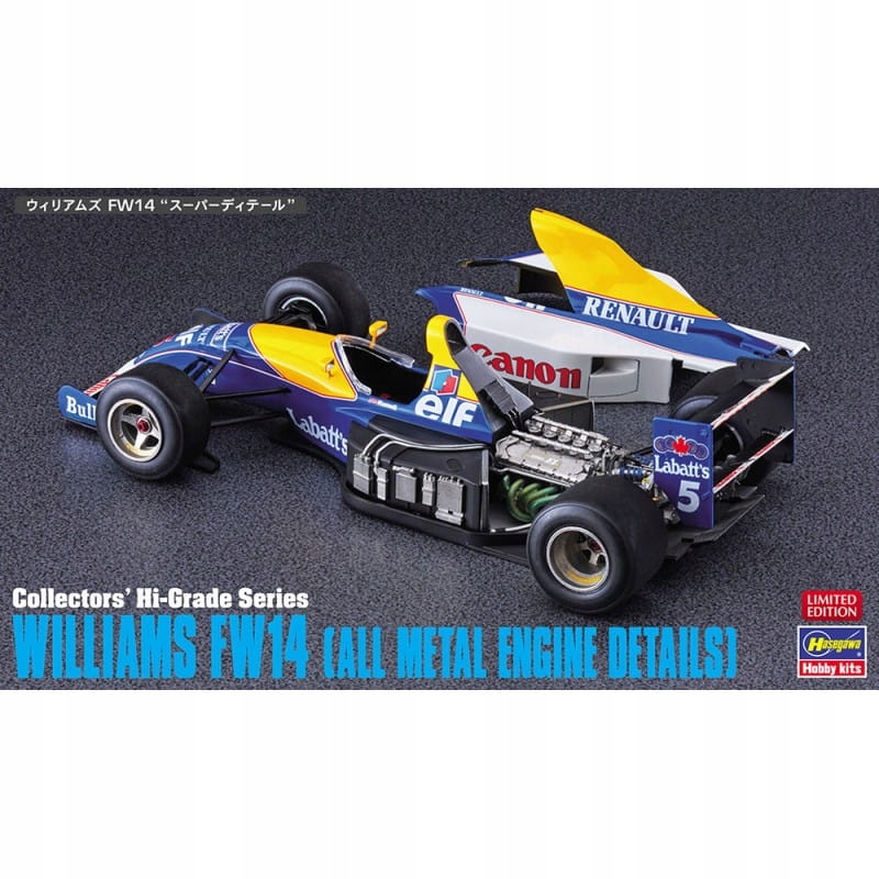 Hasegawa CH49-51049 Williams FW14 (všechny kovové detaily motoru) 1/24