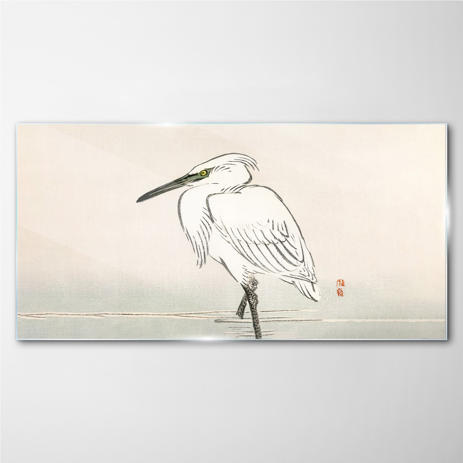 

Obraz szklany z nadrukiem Zwierzę ptak 100x50 cm