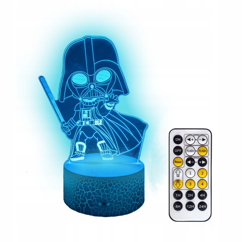 

Lampka 3D Led Lord Vader Star Wars Pilot