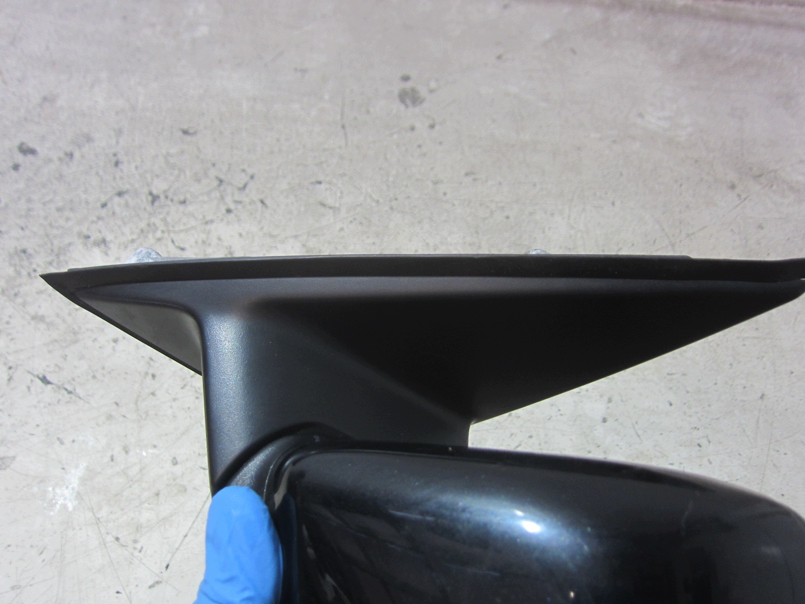 BMW X1 F48 black, BLACK SAPPHIRE 475 mirror left insert complete 7459787