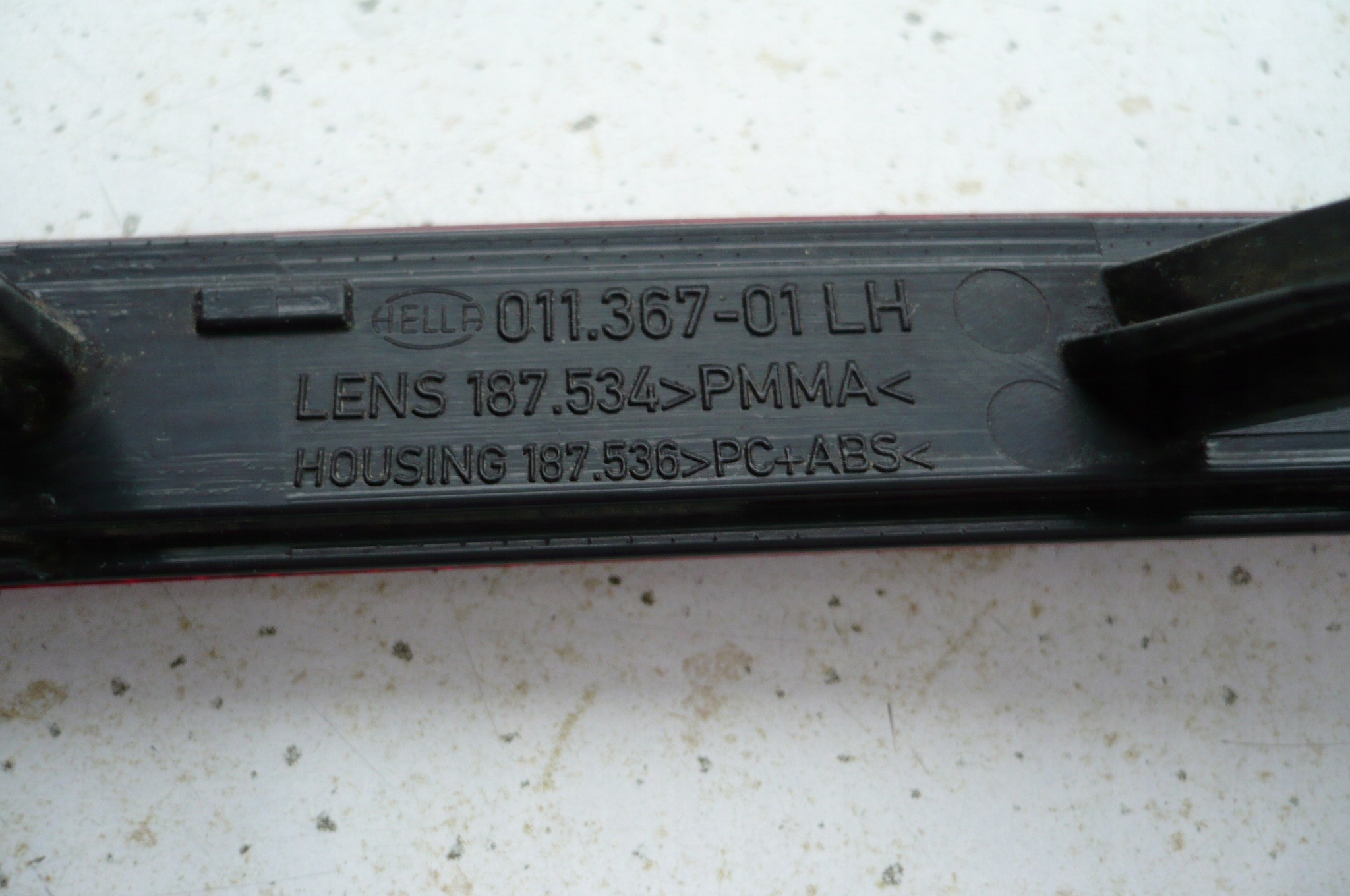 OPEL ASTRA J IV LIFT 2012- ODBLASK der Stoßstange links heck HATCHBACK 5 D