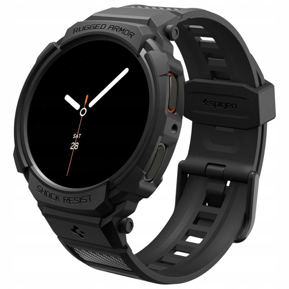 Pásik Spigen Rugged Armor Pro pre Samsung Galaxy Watch 8 44 mm čierny