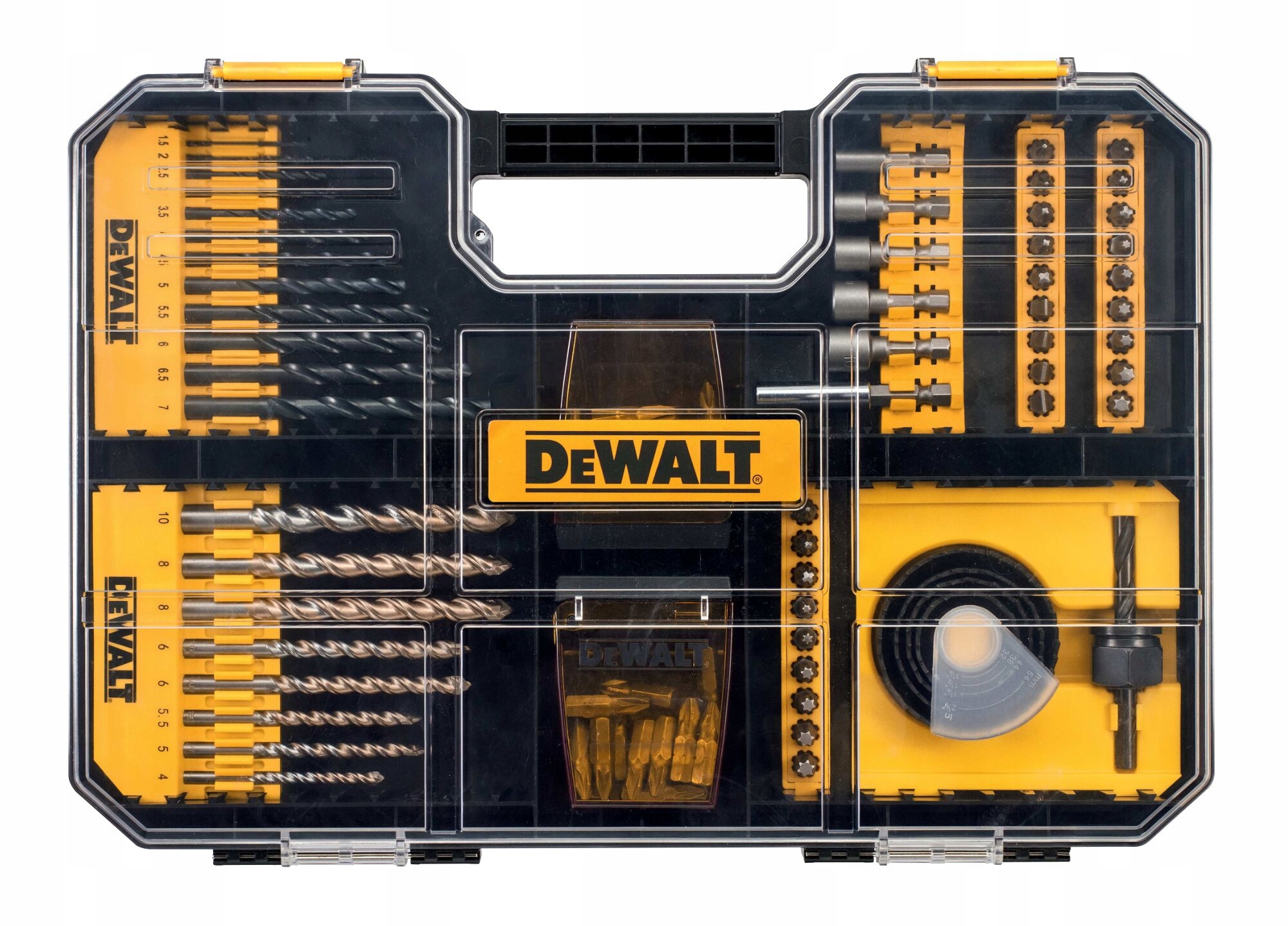 

Dewalt Zstaw Bitów I Wierteł 100 Elementów DT71569