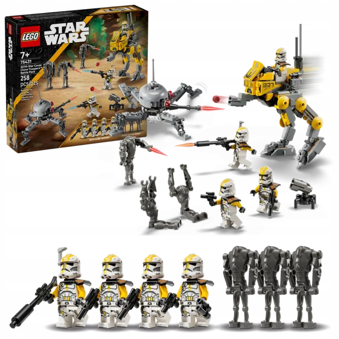 Lego Star Wars 75431 Bojová sada Klonoví vojáci z 327. korpusu