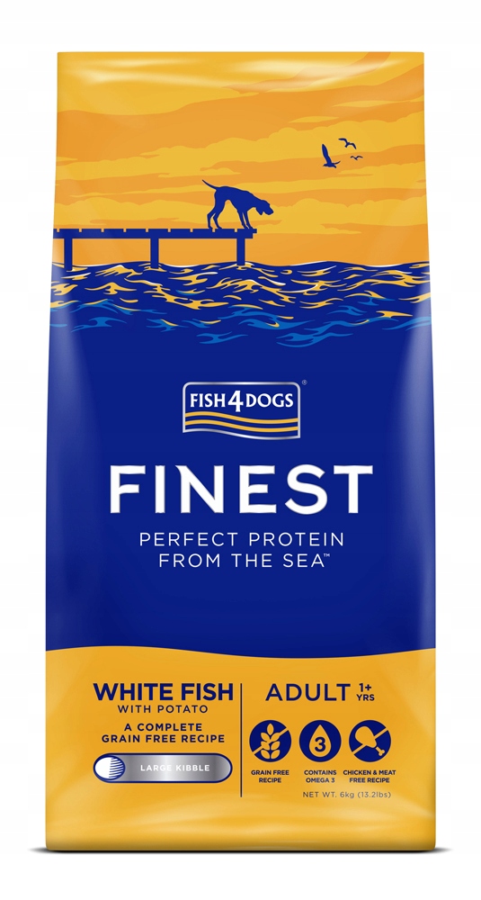 Levně Fish4dogs krmivo suché ryba 6 kg