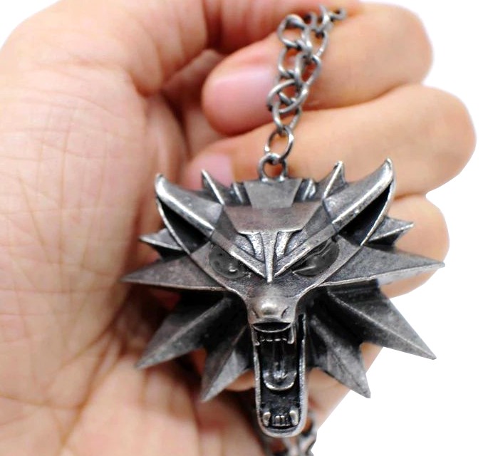 

Naszyjnik Wilk Wiedźmin medalion Witcher stal wolf