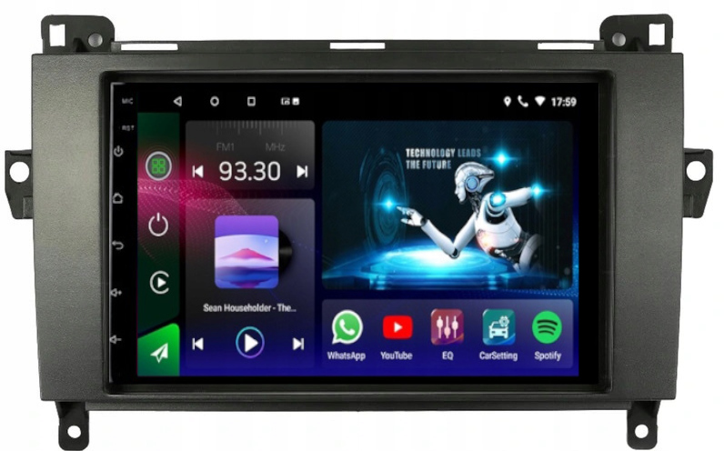 Rádio Android Mercedes W169 W906 W639 W245 Carplay Wifi Usb 2/64 Gb