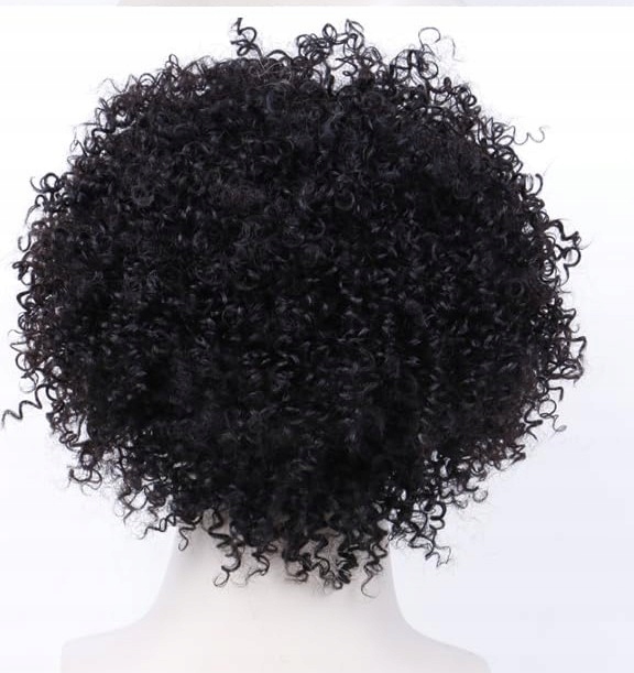 Paruka Afro Becus 8″ Přírodní spirála 1B černá