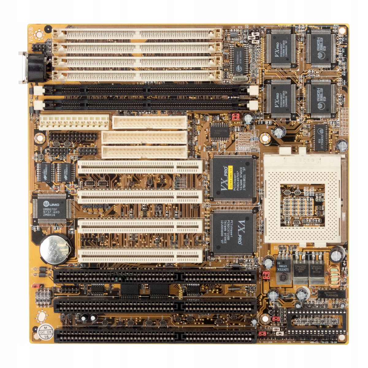 Pc Chips M537DMA33 Socket 7 Fpm Edo Sdram Pci Isa Baby-AT