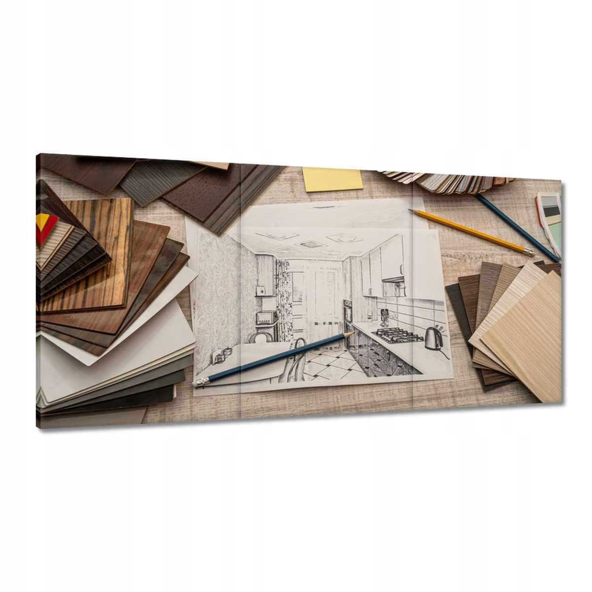 Obrazy 180x90 Farebná kresba domu