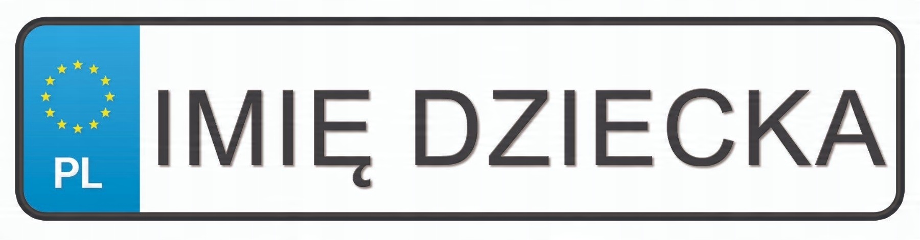 

Naklejka Z Imieniem Dziecka
