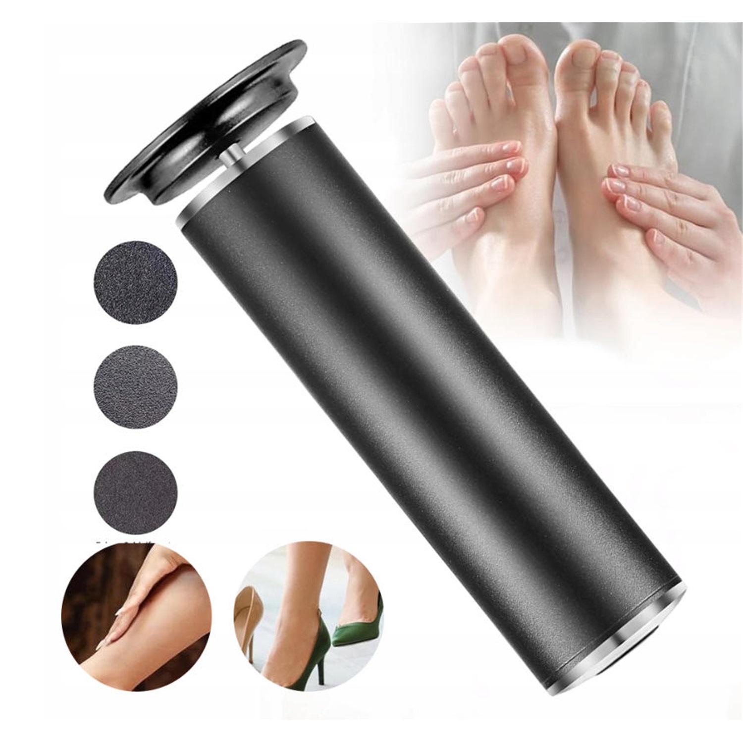 Elektrický Pilník Na Nohy S Nastavitelnou Rychlostí Napájení Ze Sítě