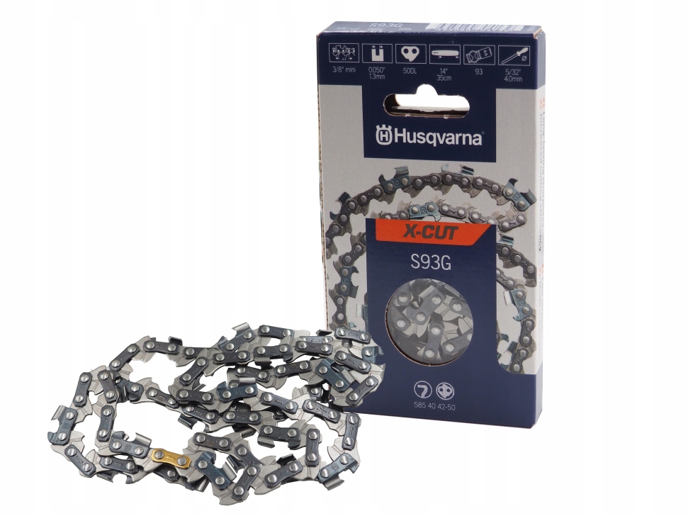 HUSQVARNA ŁAŃCUCH PIŁY X-CUT S93G 3/8" 14" OGNIW 50 ROWEK 1,3mm ORYGINAŁ Marka Husqvarna