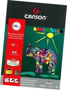 

Blok Techniczny Canson A4 Kolor 160g 10 uszy