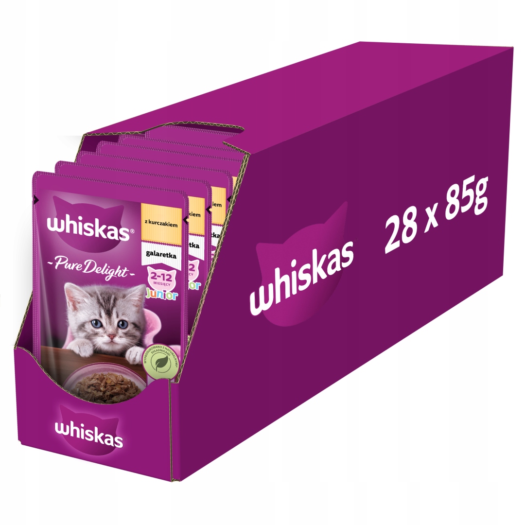 Whiskas Junior Kuřecí Krmivo Pro Koťata 28x85G