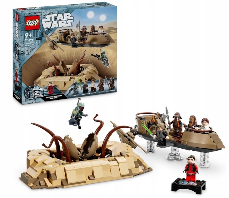 Lego Star Wars 75396 Star Wars 75396 Pouštní loď a Sarlacc Pit