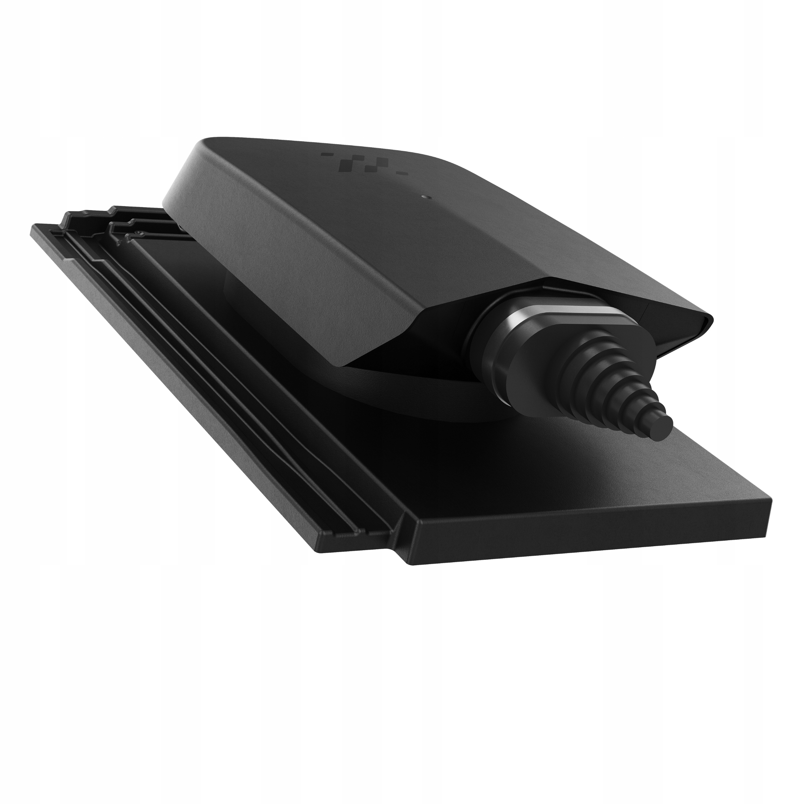 Solární střešní průchod solárních kabelů Koramic Orea 9 Černý