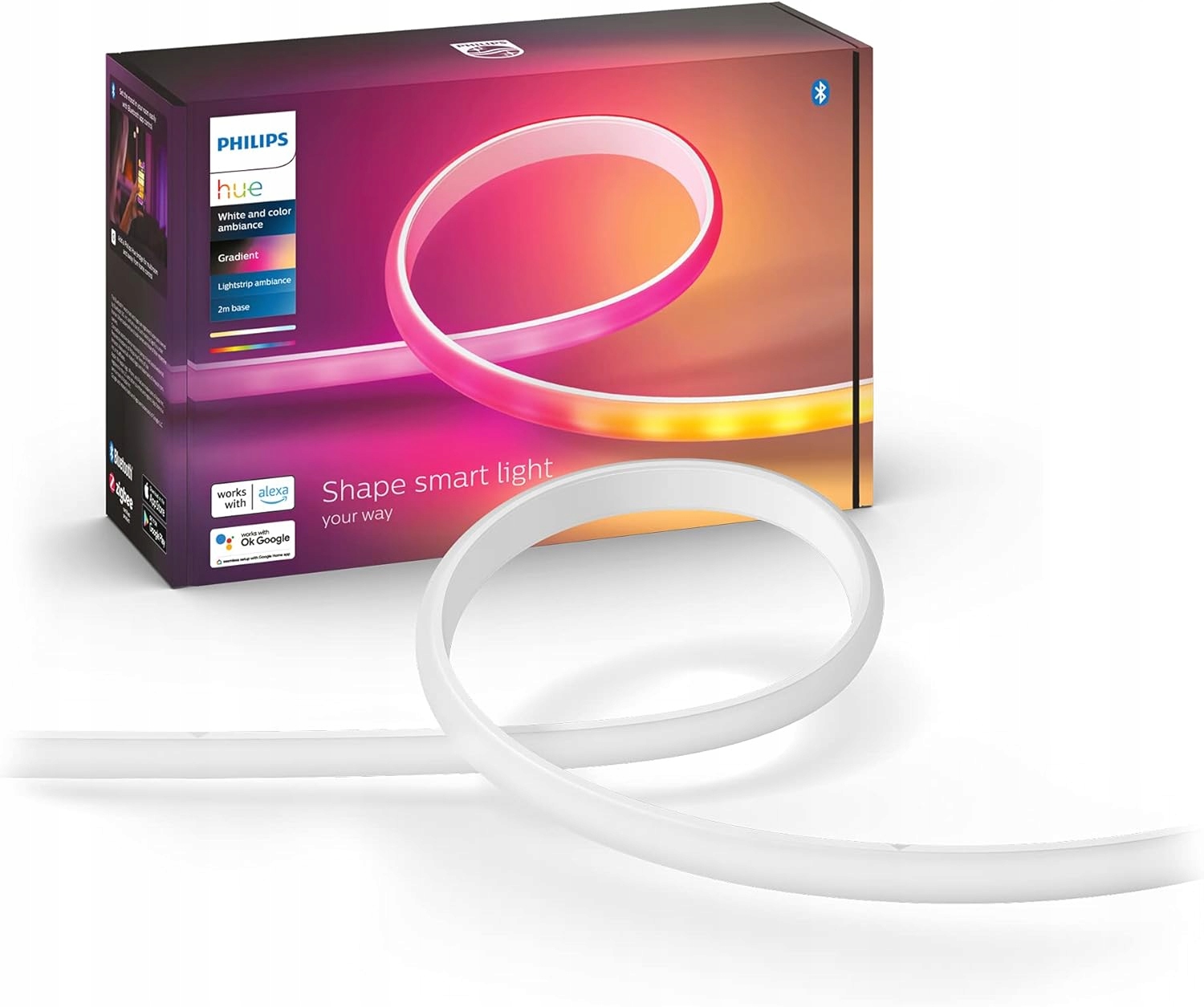 Led pásik Neon 2 m Rgb Inteligentný Smart LightStrip Gradient Philips